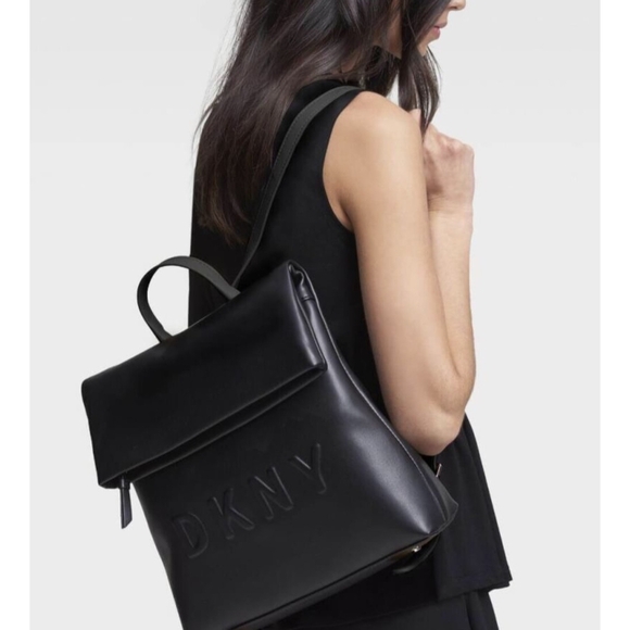 Dkny Handbags - DKNY Black Backpack